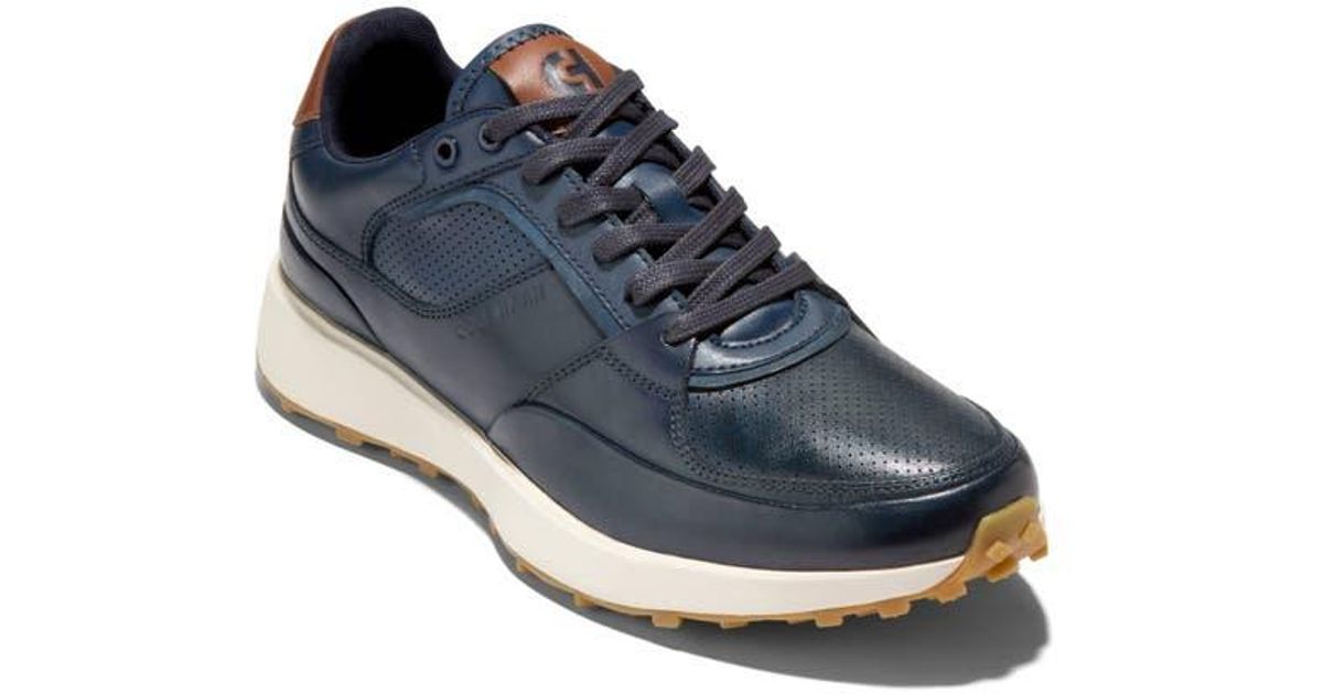Cole Haan Grand Crosscourt Downtown Sneaker in Blue for Men | Lyst