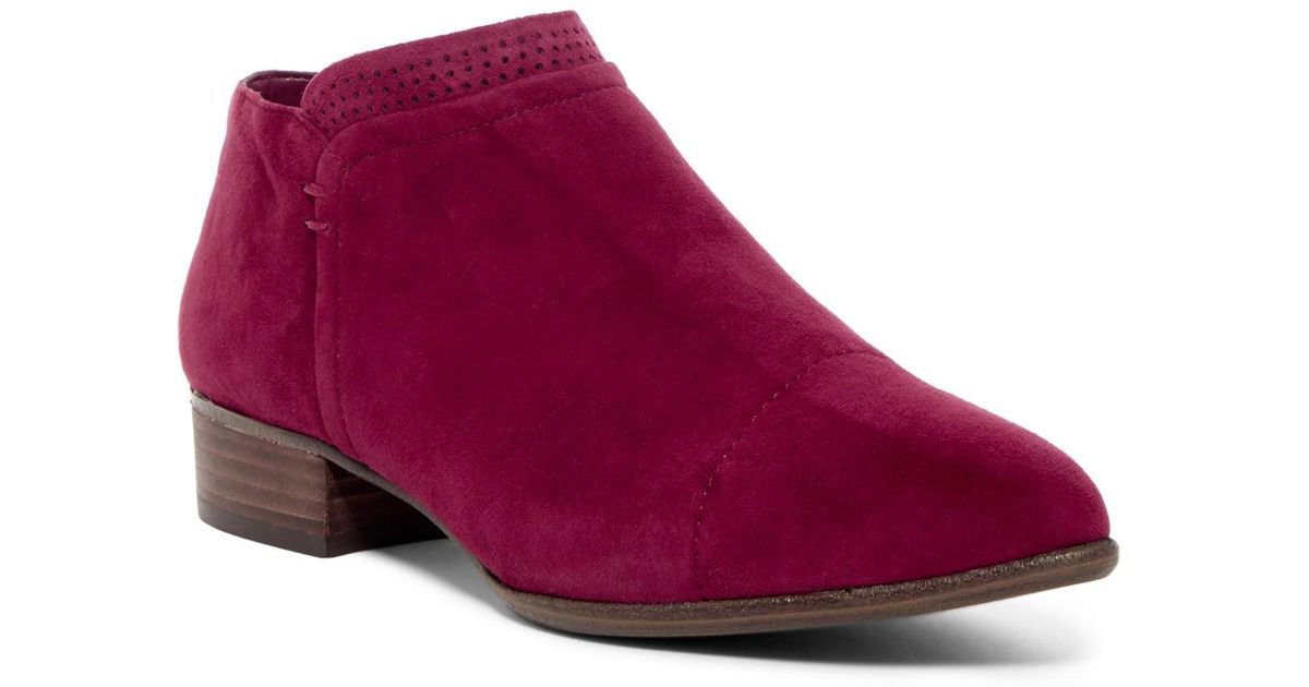 vince camuto jannie suede ankle bootie