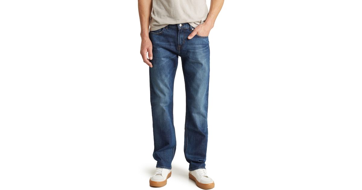 7 For All Mankind Austyn Straight Jeans in Blue for Men | Lyst