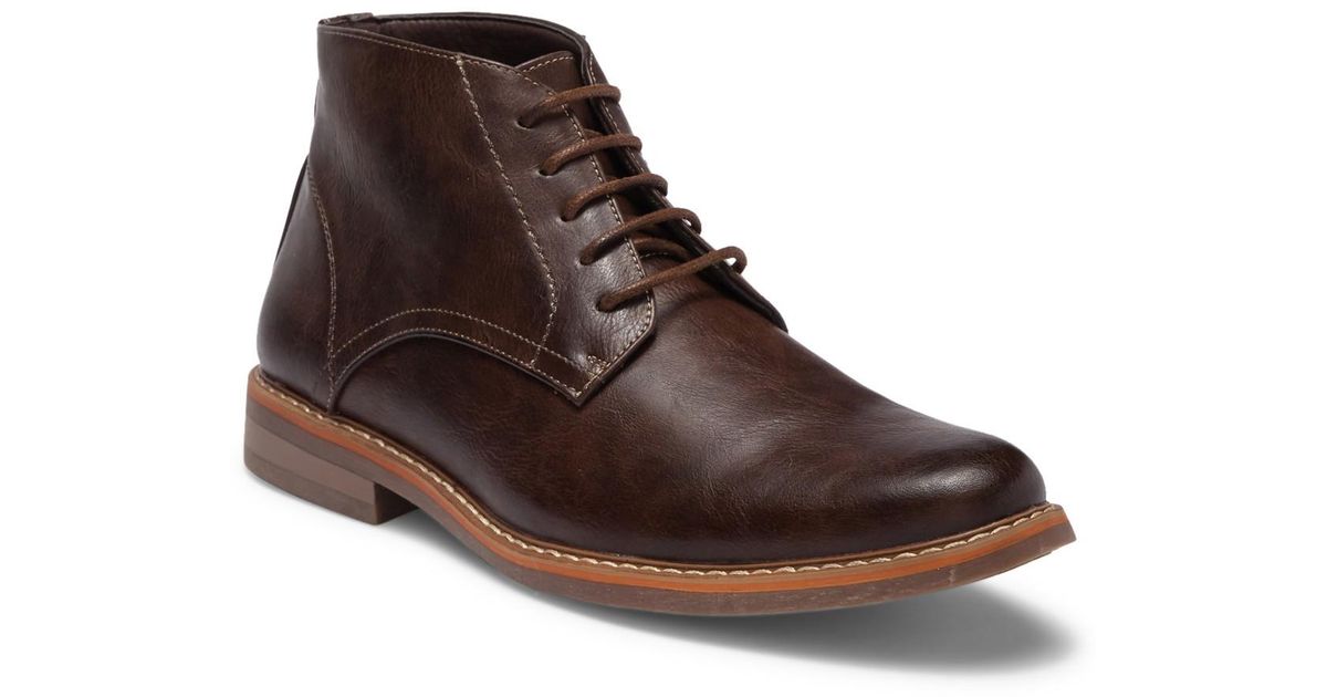 steve madden olden leather chukka boot