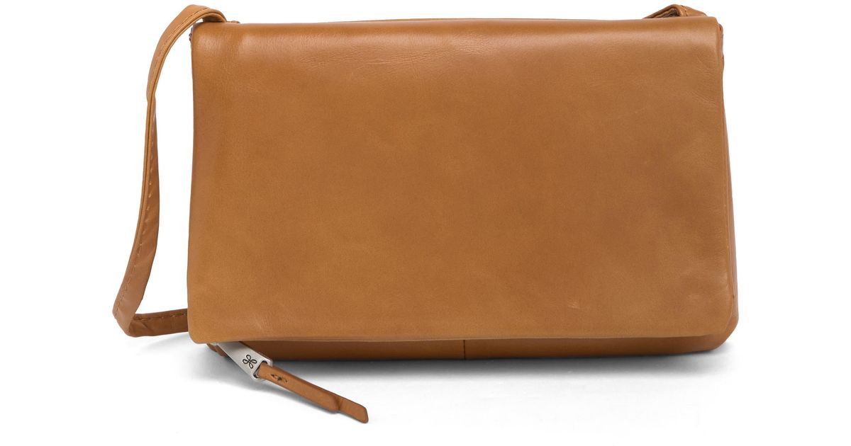 Hobo International Mari Leather Crossbody Bag in Brown | Lyst