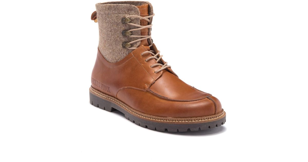 Birkenstock Denim Timmins High Boot in Brown for Men | Lyst