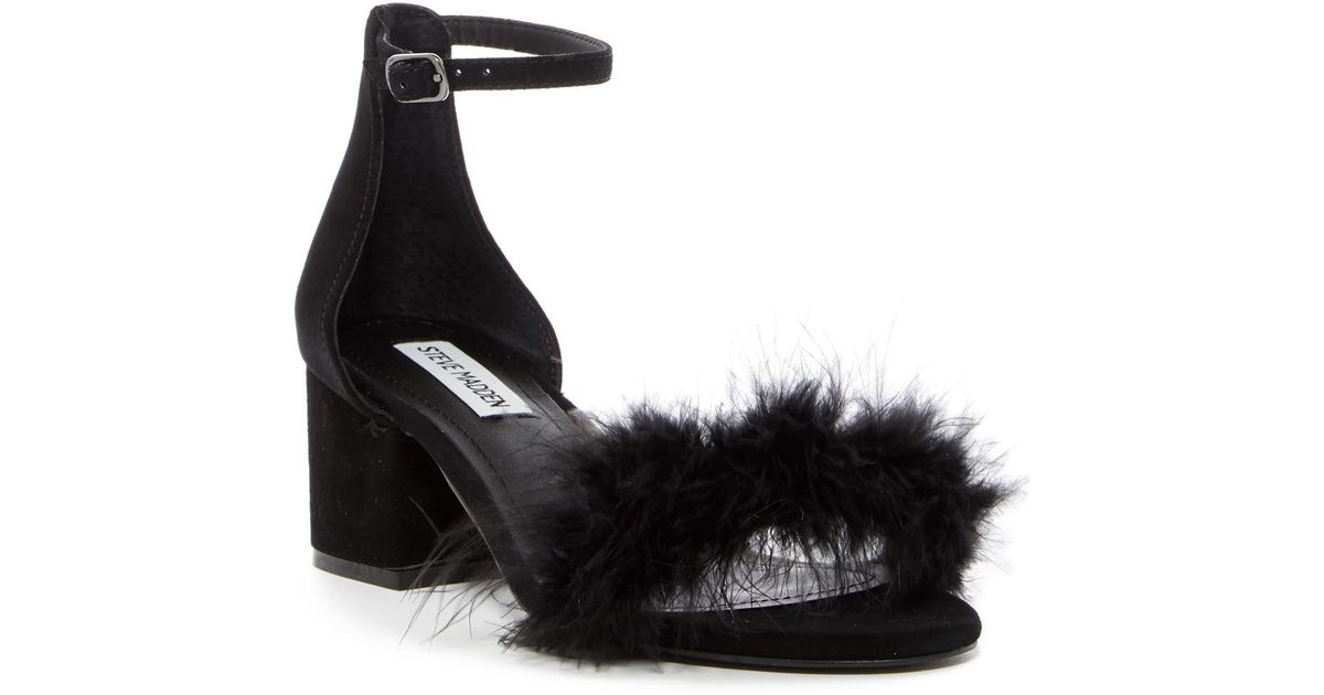 steve madden feather heels