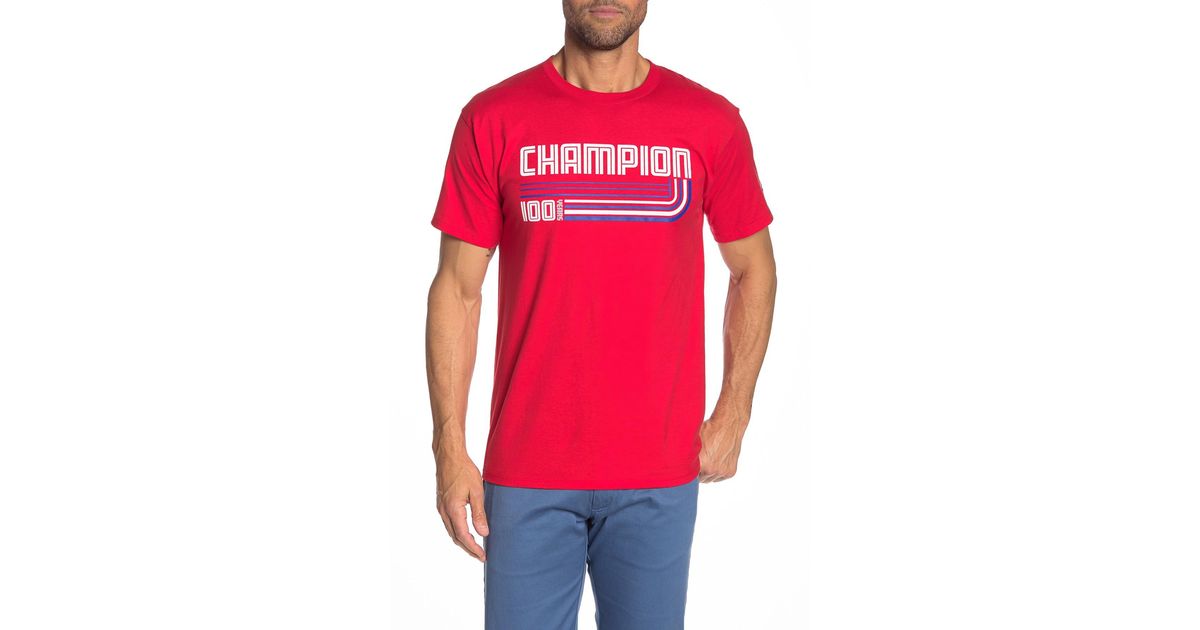 champion 100 years shirt