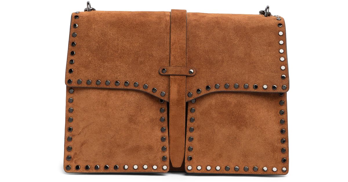 Rebecca Minkoff Nanine Suede Shoulder Bag In Rodeo At Nordstrom Rack in