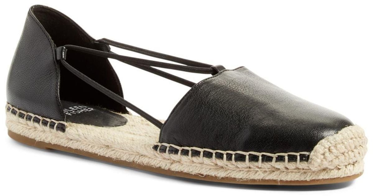 eileen fisher espadrille flat