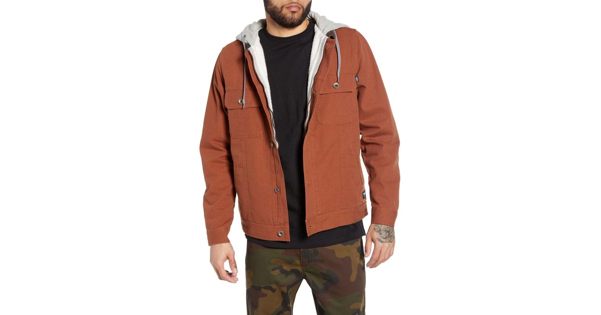 vans precept hooded jacket