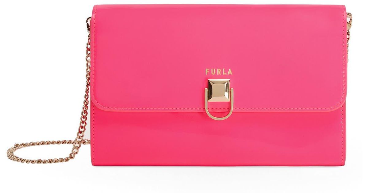 Furla Circle Xl Crossbody Bag in Pink Lyst