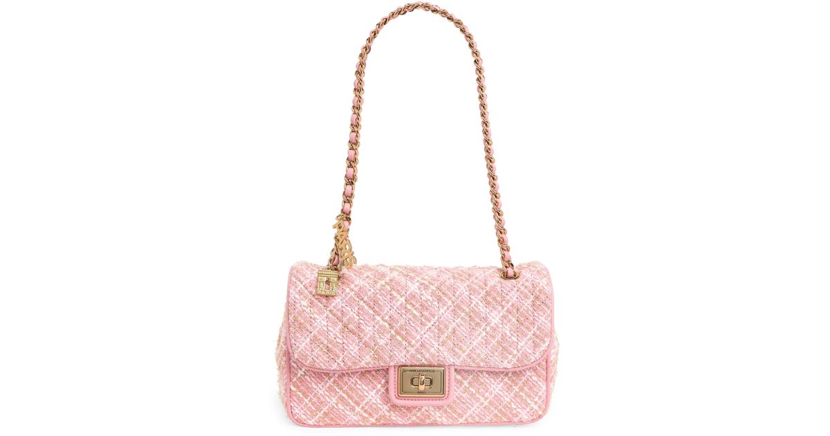 Karl Lagerfeld Agyness Shoulder Bag In Gernium Co At Nordstrom Rack in