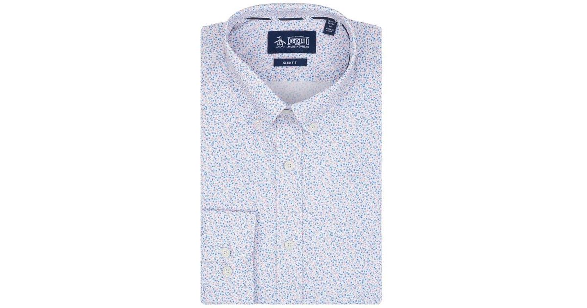 penguin slim fit dress shirt Esso Contemporary Walnut Tall Nightstand