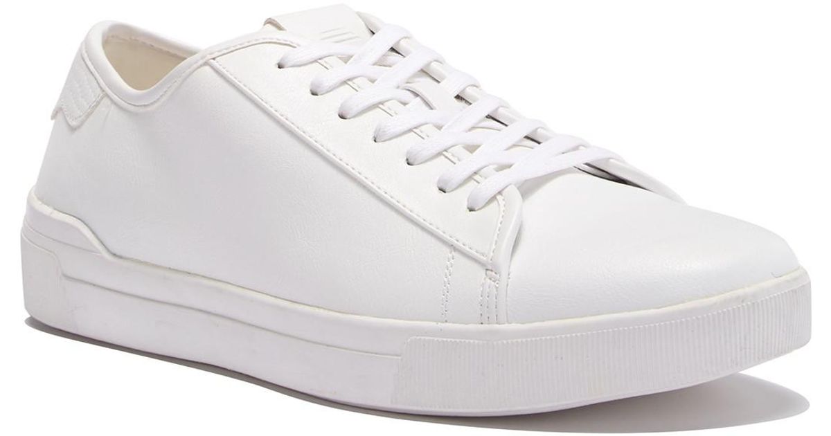 aldo white leather shoes