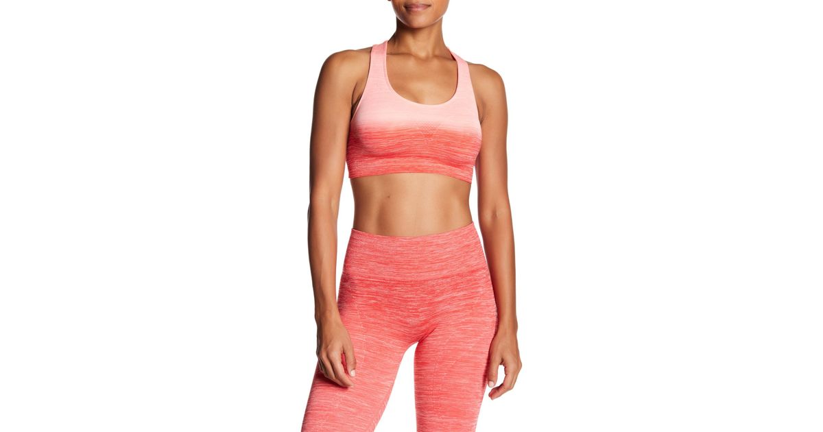 ombre sports bra