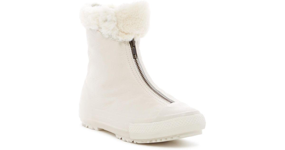 converse fur lined boots