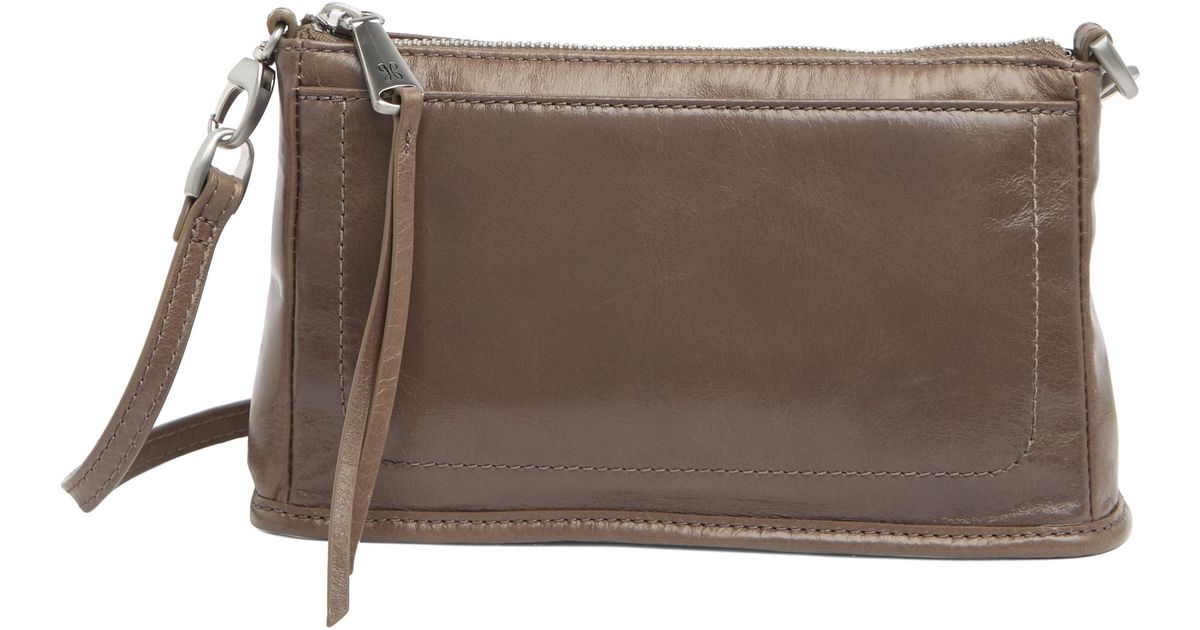 Hobo International Leather Small Cadence Crossbody Bag In Shadow At
