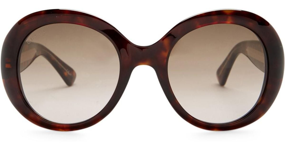 gucci oversized round acetate sunglasses