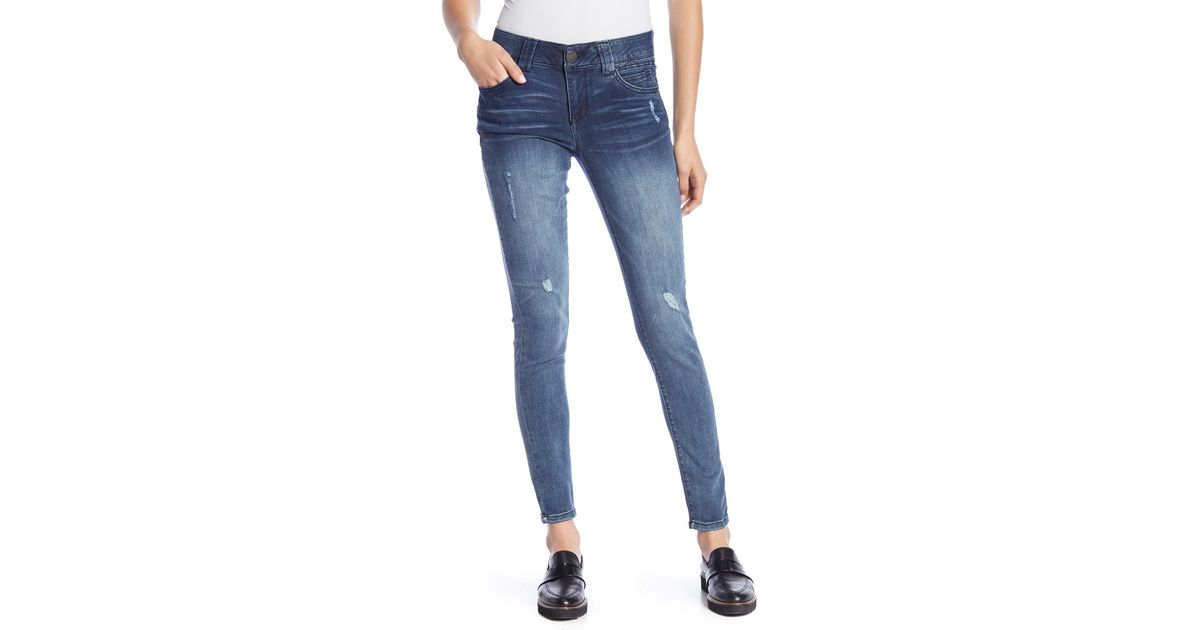 democracy distressed jeans