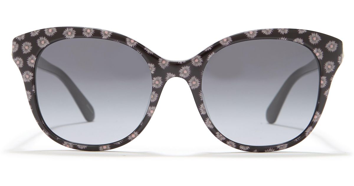 Kate Spade Bianka 52mm Gradient Cat Eye Sunglasses In Black Pattern /grey  Shaded At Nordstrom Rack | Lyst