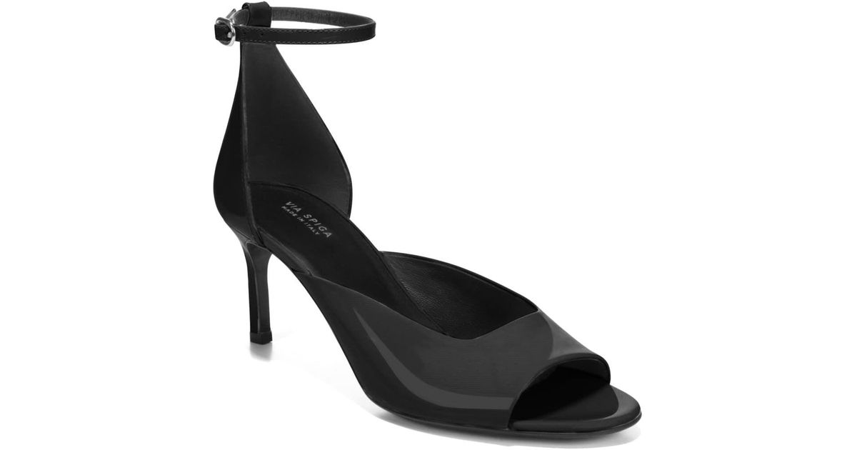 via spiga black sandals