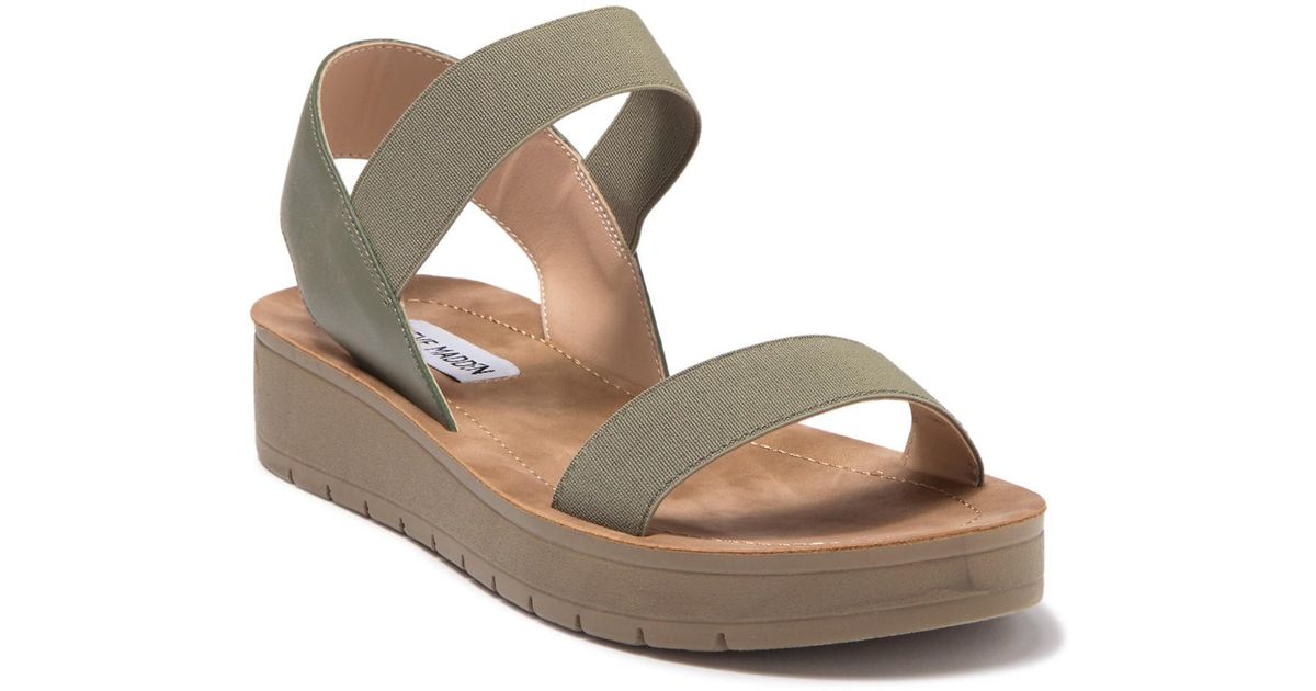 steve madden zig platform sandal