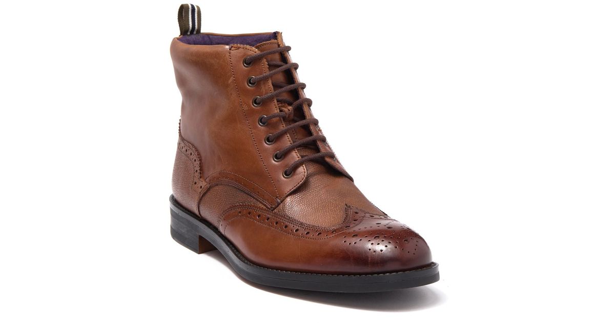 ted baker wingtip boots
