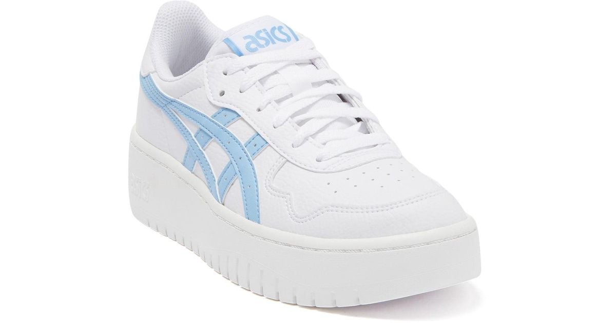 Asics Leather Japan S Pf Platform Sneaker in Blue - Lyst