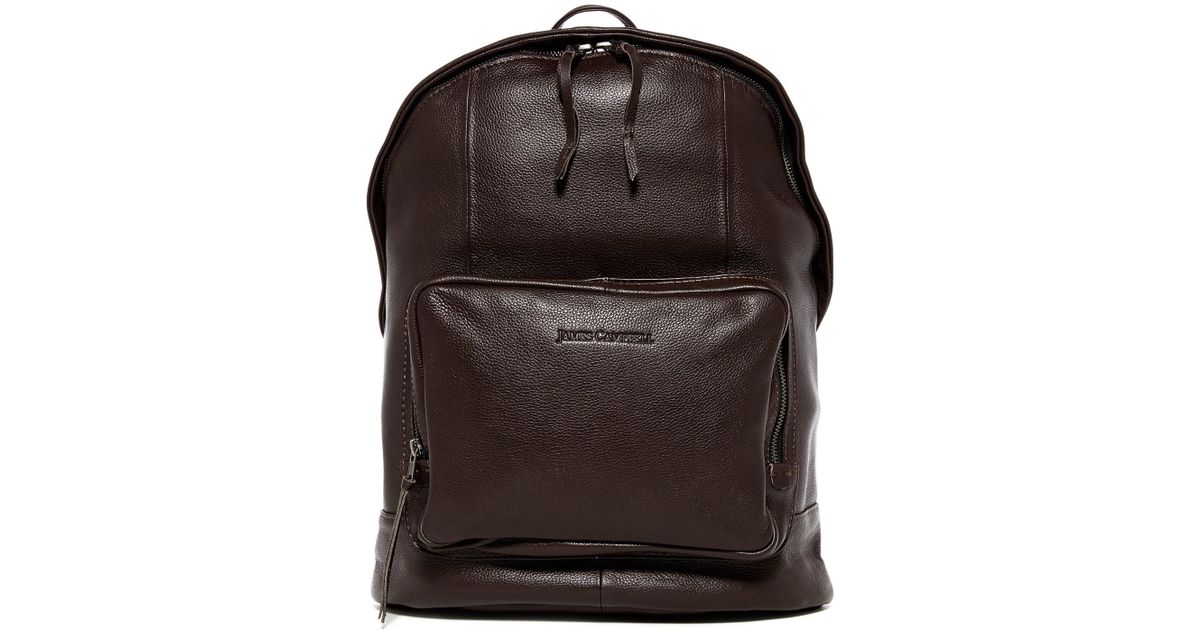 james campbell leather backpack
