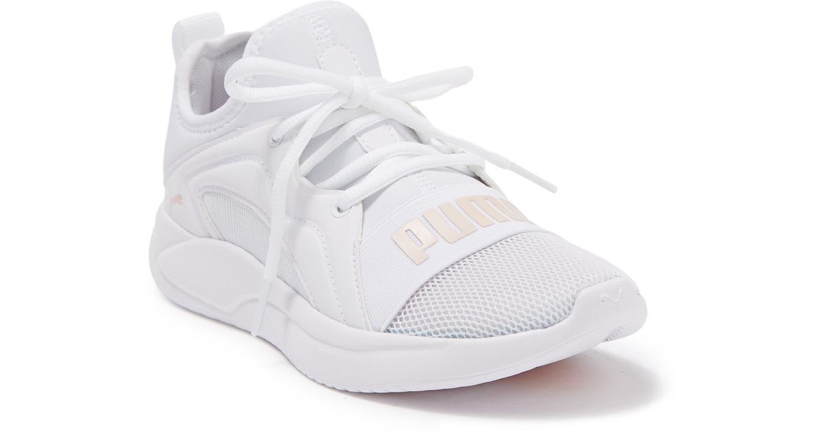 puma resolve smooth lace up running shoes