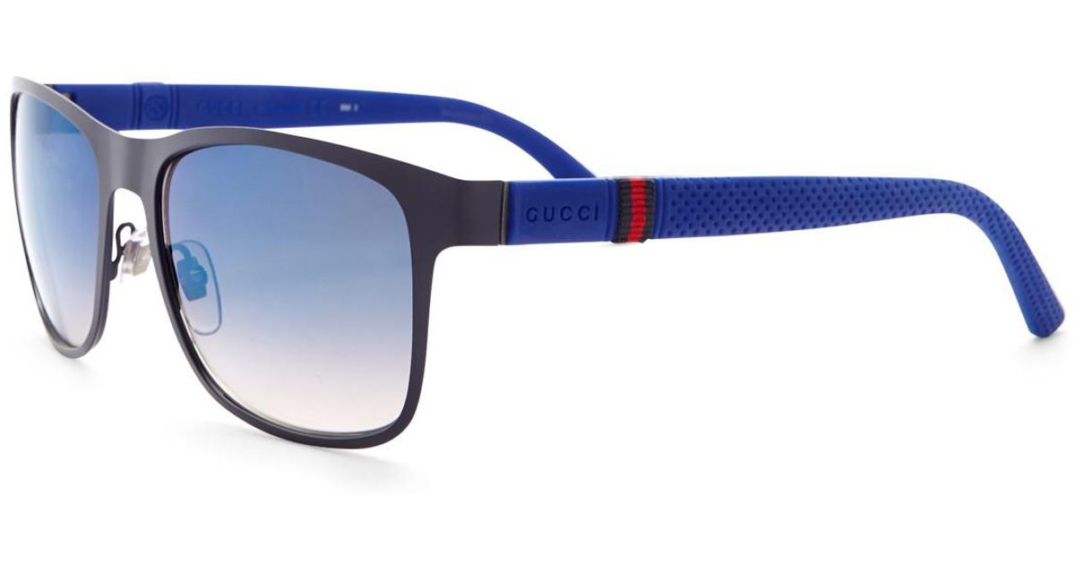 mens blue gucci sunglasses