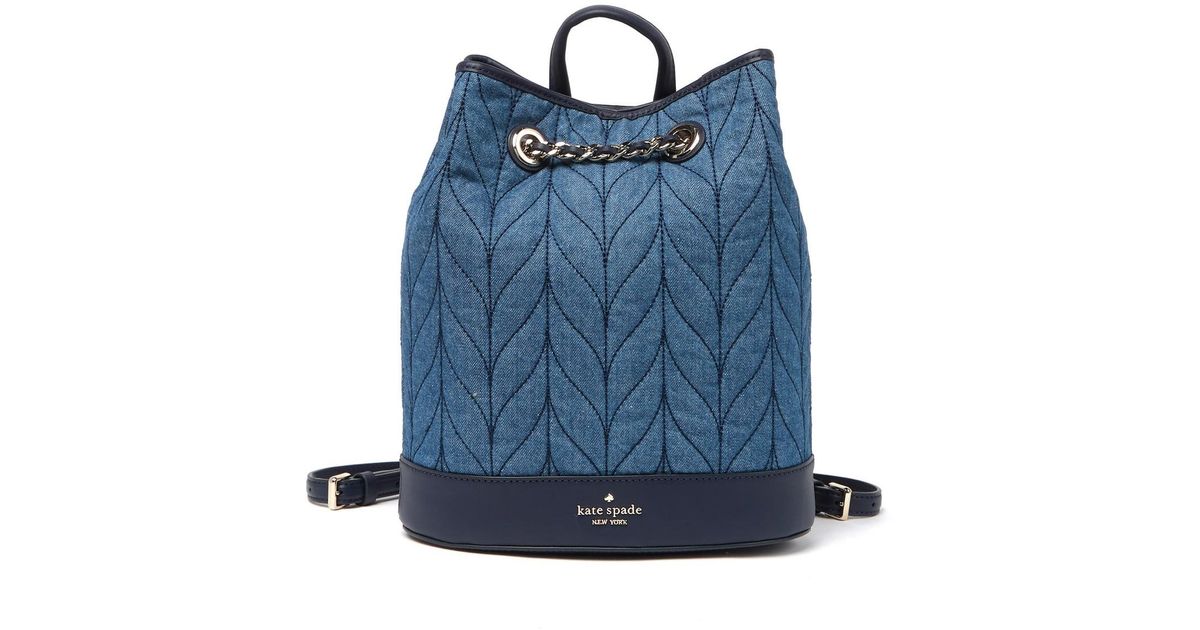 kate spade denim bucket bag