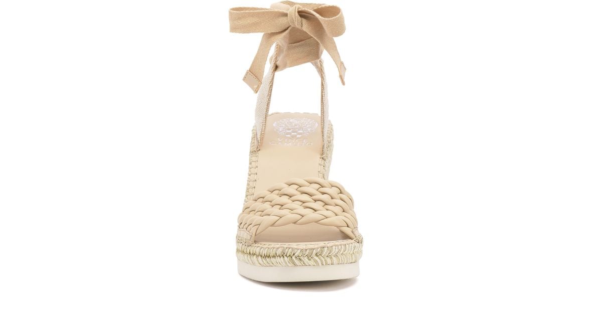 Vince Camuto Bryleigh Espadrille Wedge Sandal In Bone natural At
