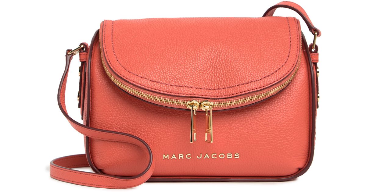 Marc Jacobs The Groove Leather Mini Messenger Bag in Red Lyst