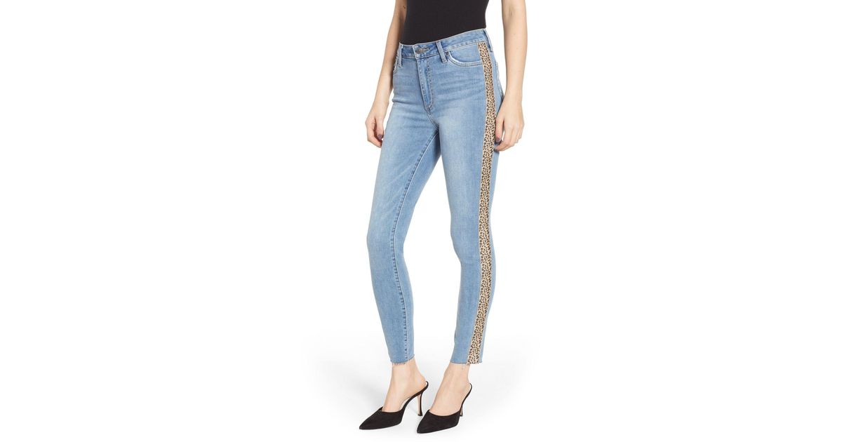 leopard stripe jeans