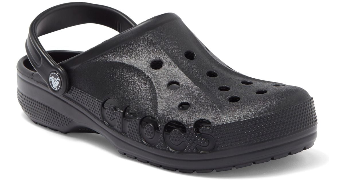 Crocs™ Tm Baya Clog In Black At Nordstrom Rack | Lyst