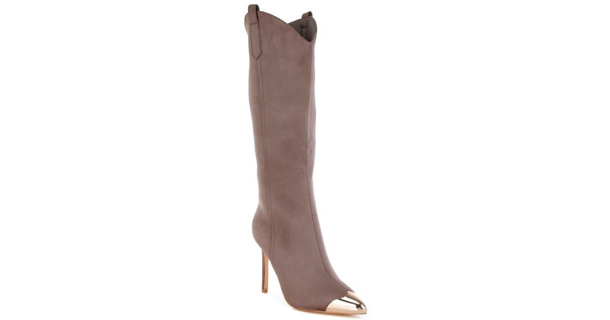 LONDON RAG Ridda Western Boot in Brown | Lyst