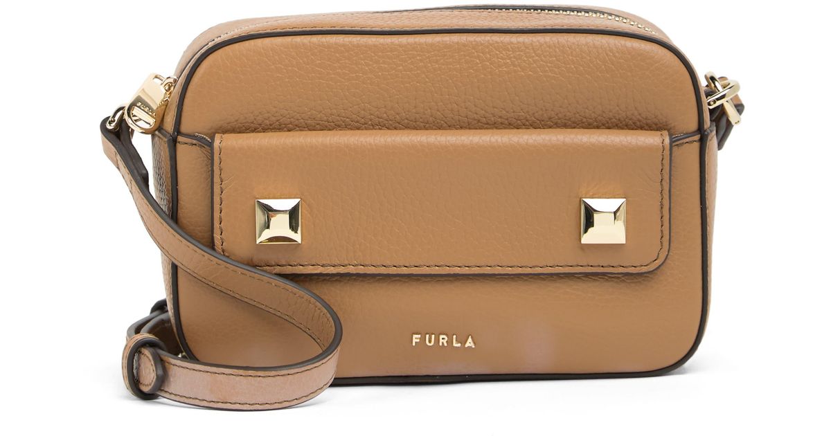 Furla Afrodite Mini Camera Crossbody Bag In Caramello F At Nordstrom ...