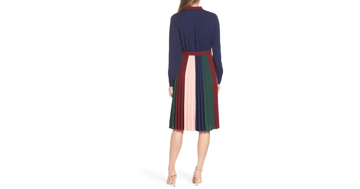 colorblock midi dress 1901