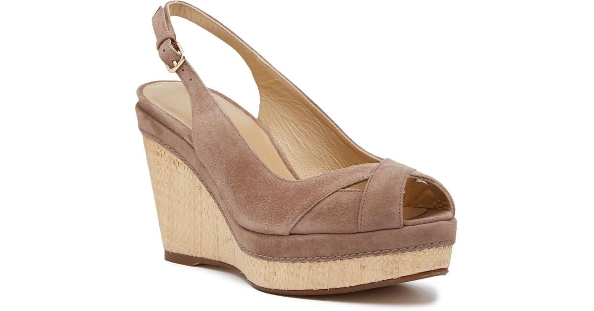brown wedge heels closed toe
