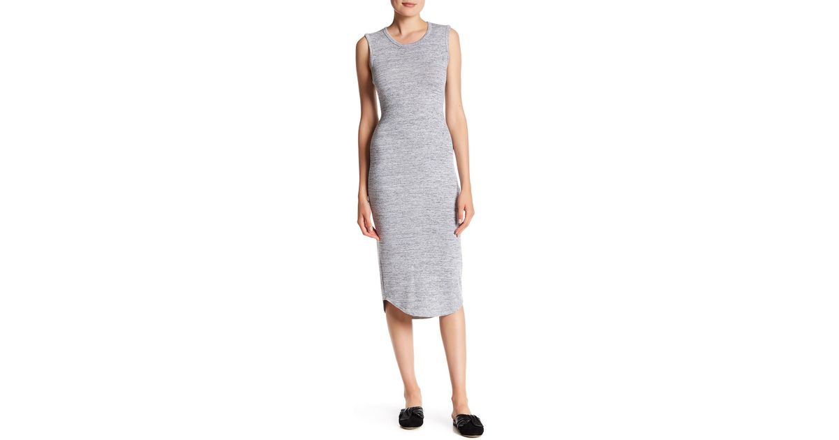 philosophy apparel scoop neck midi tank dress