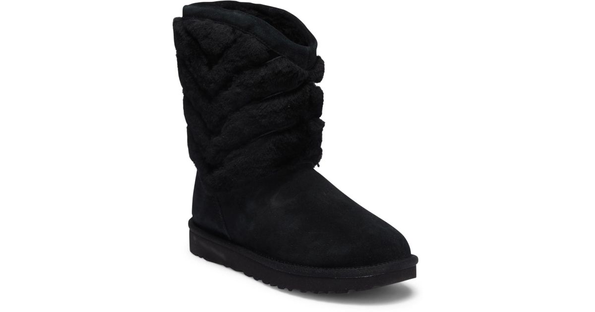 ugg tania genuine shearling suede boot