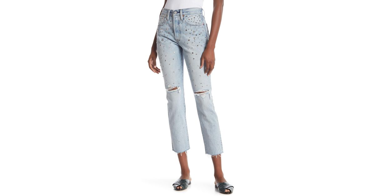levi studded jeans