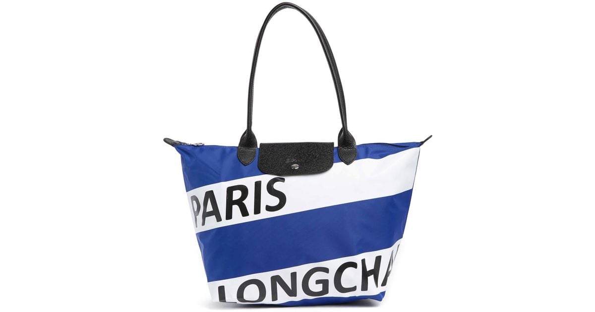 Longchamp Large Le Pliage Tote In Blue At Nordstrom Rack for Men