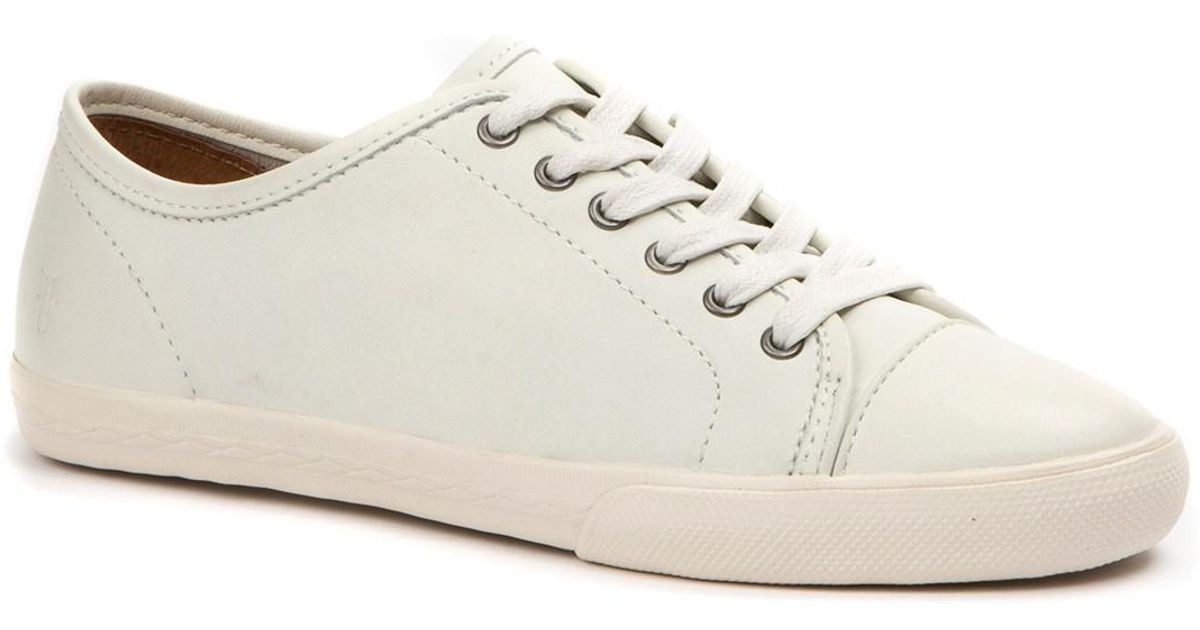 frye mindy low top leather sneaker