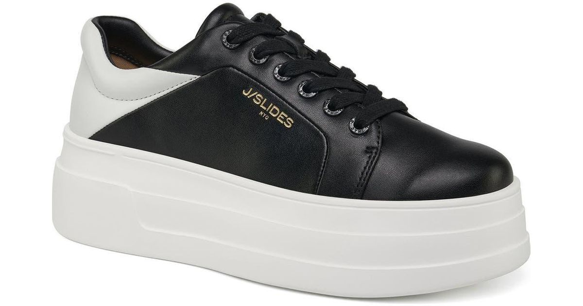 J/Slides Blair Platform Sneaker in Black | Lyst display picture 1