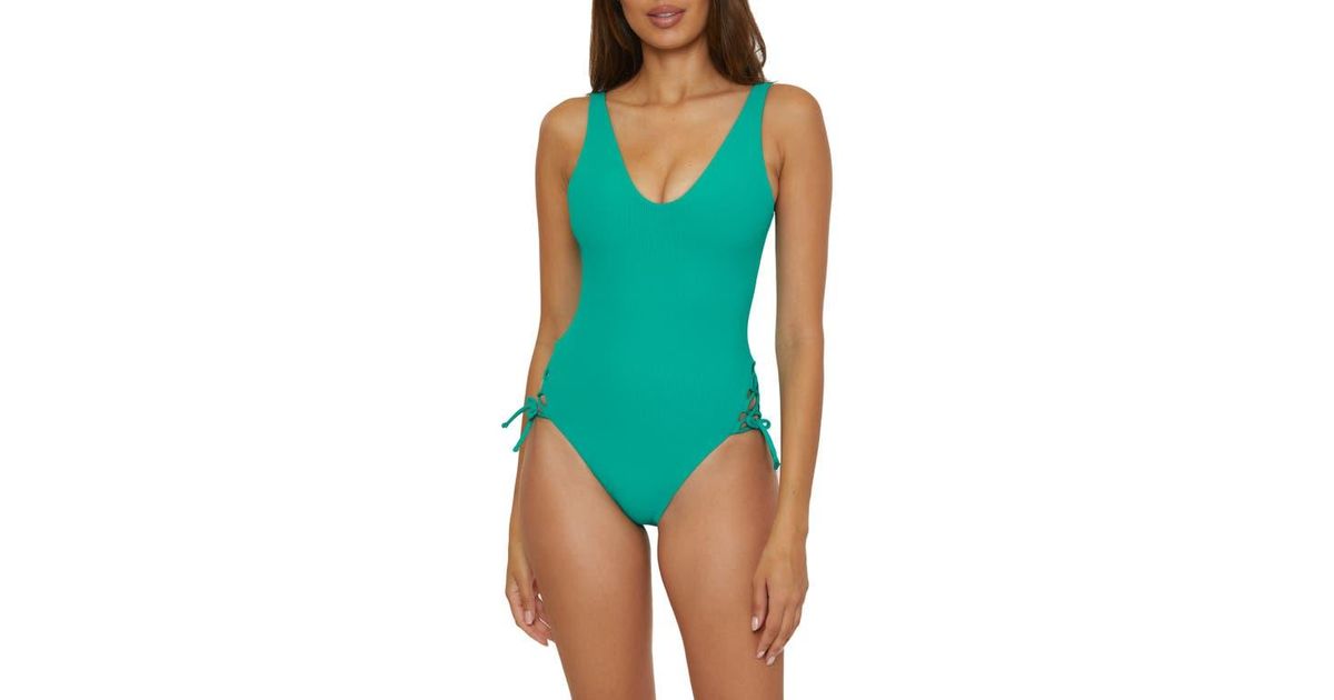 Becca Modern Edge One Piece Swimsuit - Black