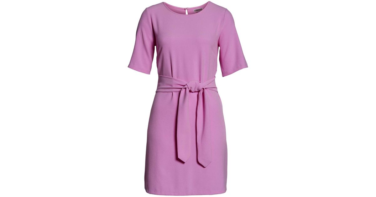 chelsea28 front tie shift dress