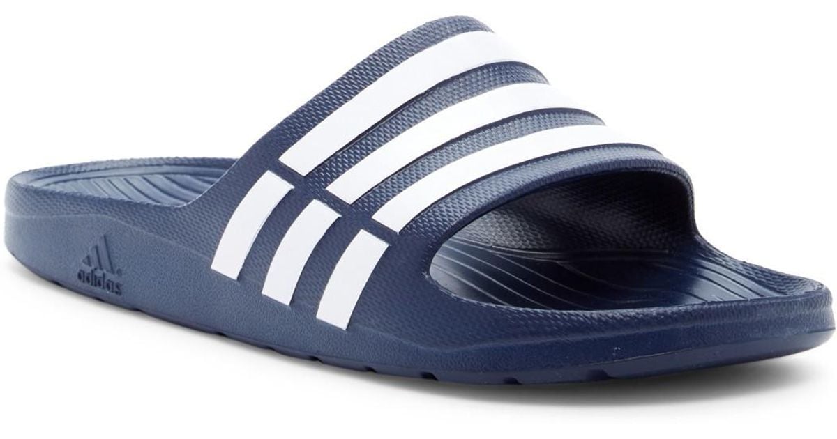 adidas duramo sliders white