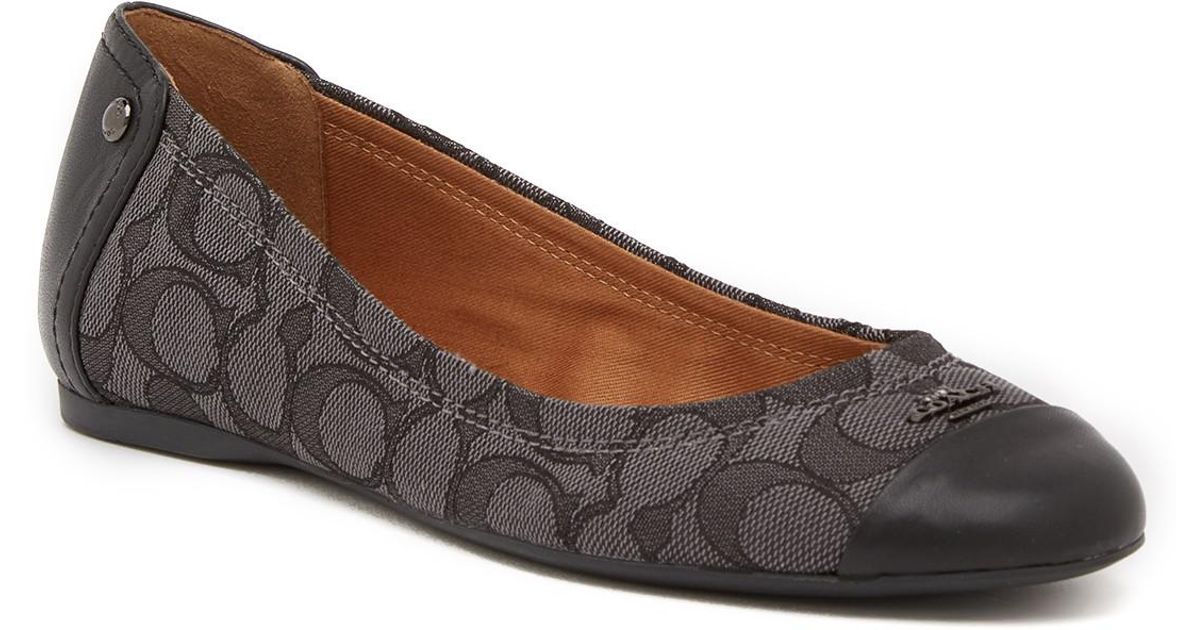 coach chelsea flat shoes