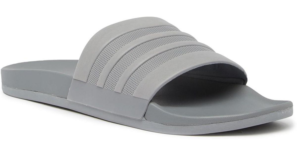 gray adidas sandals