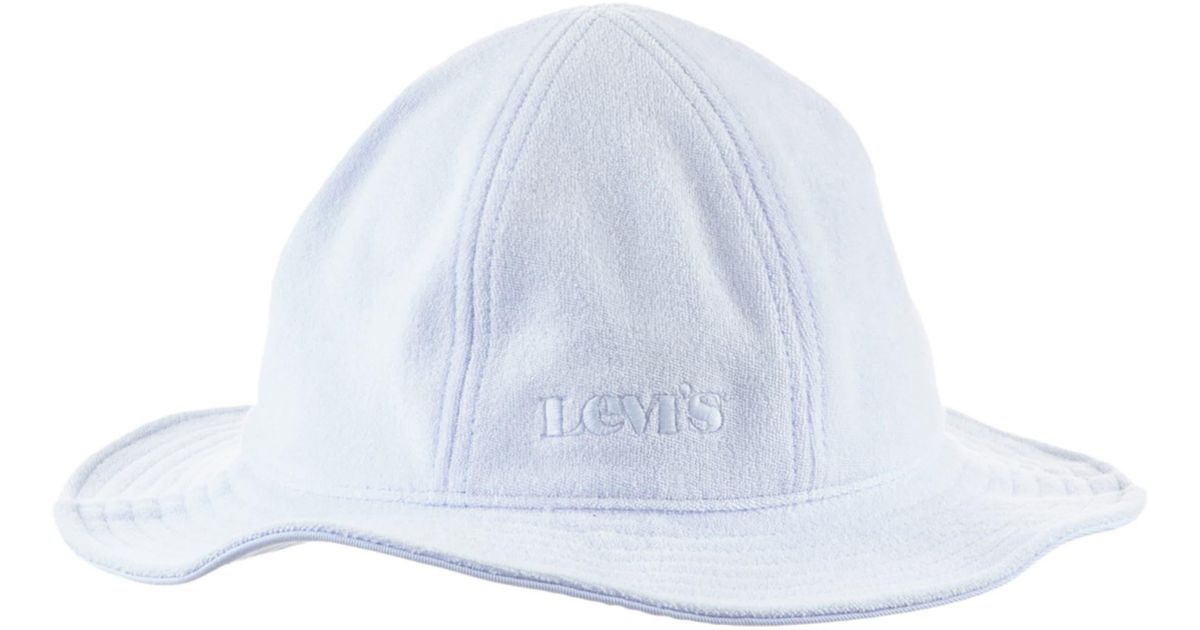 Levi's Levis Terry Rounded Bucket Hat In Light Blue At Nordstrom Rack