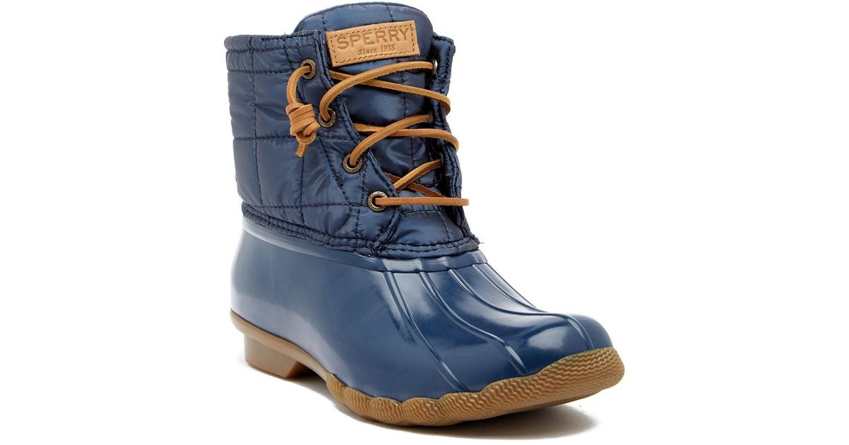 navy duck boots